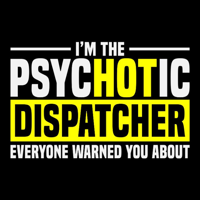 2x2 Police Dispatch Themed Magnet