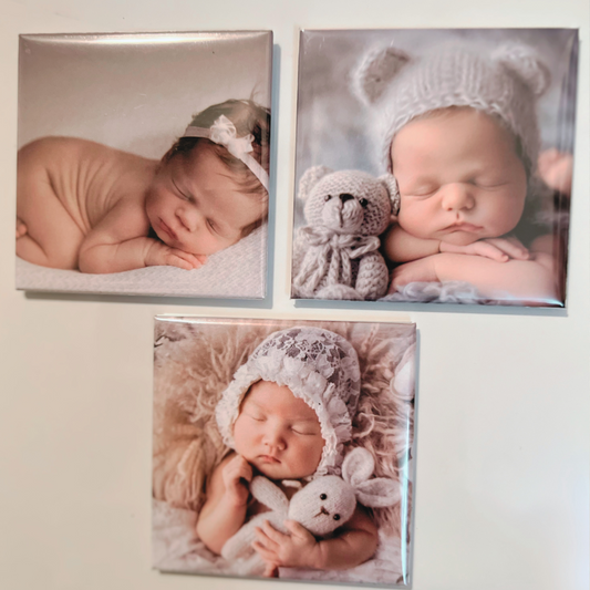 12 Pack Custom 2X2 Photo Magnets