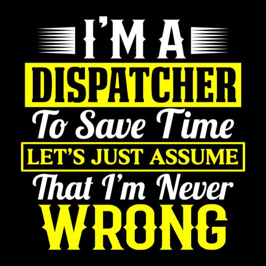 2x2 Police Dispatch Themed Magnet