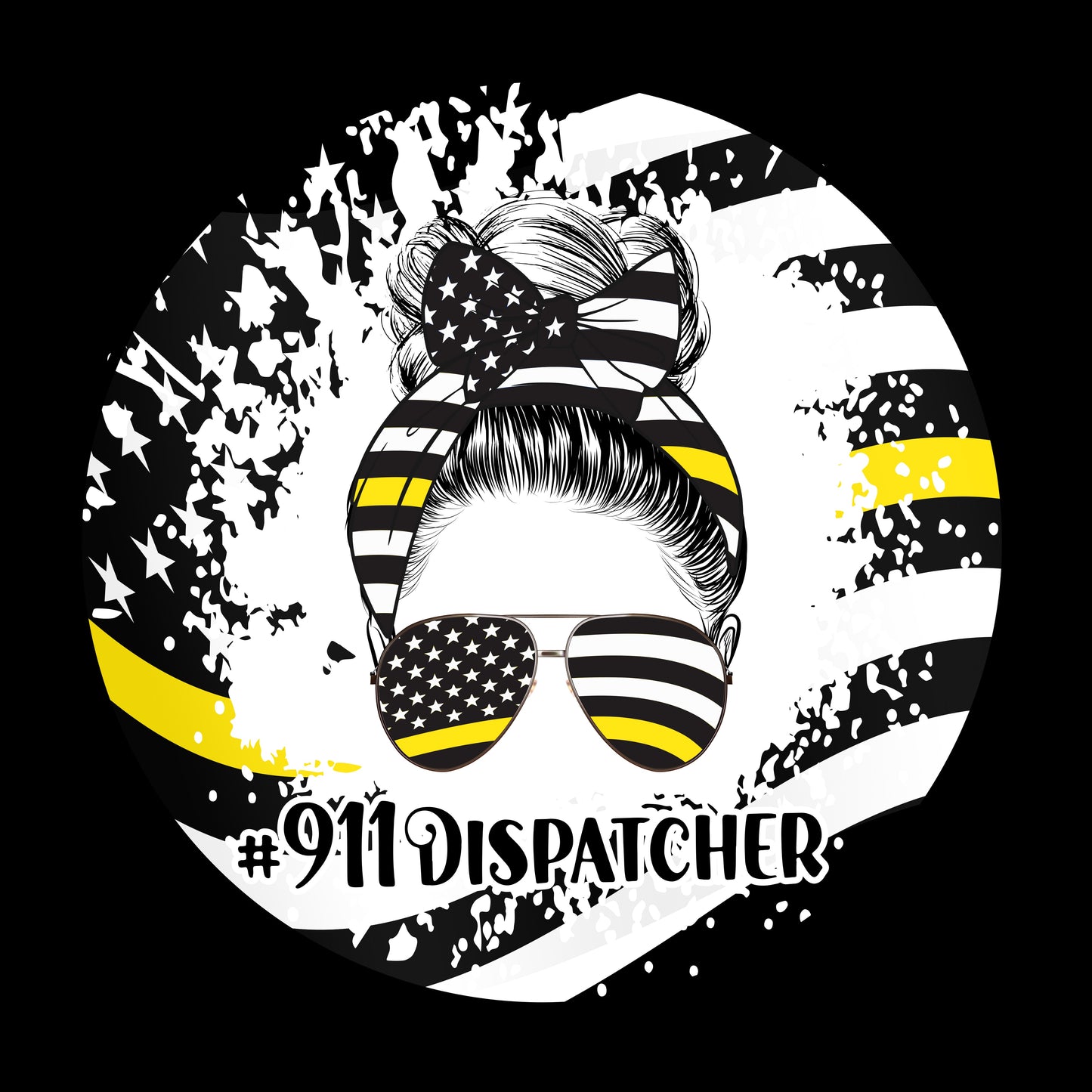 2x2 Police Dispatch Themed Magnet